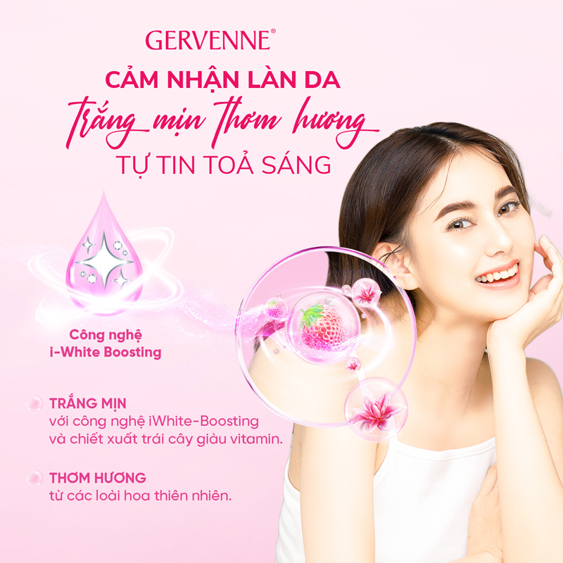 Combo 5 gói sữa tắm Gervenne
