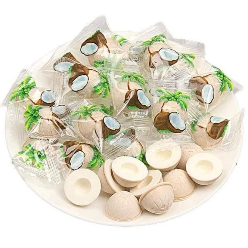 Kẹo dừa Sakura ngon giòn béo gói 200g - đồ ăn vặt nội địa ăn vặt - shop haimy -  hottrend tuỳ chọn