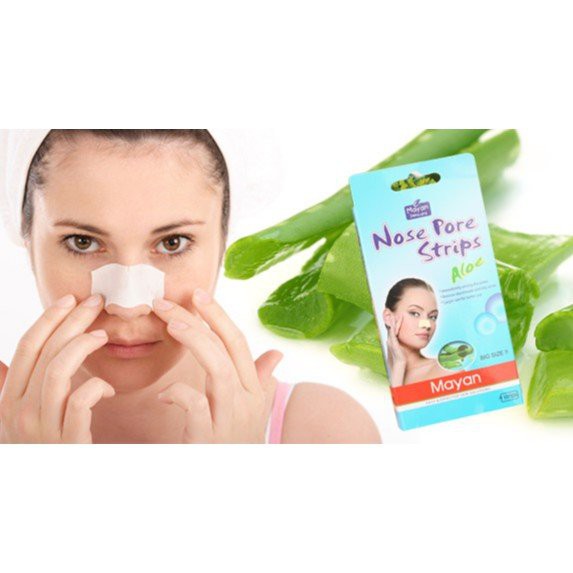 Hộp 4 Miếng Lột Mụn Cám, Mụn Đầu Đen Mayan
