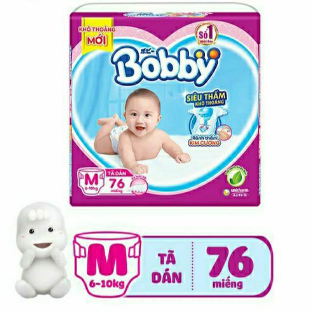 Tã dán Bobby L68 miếng