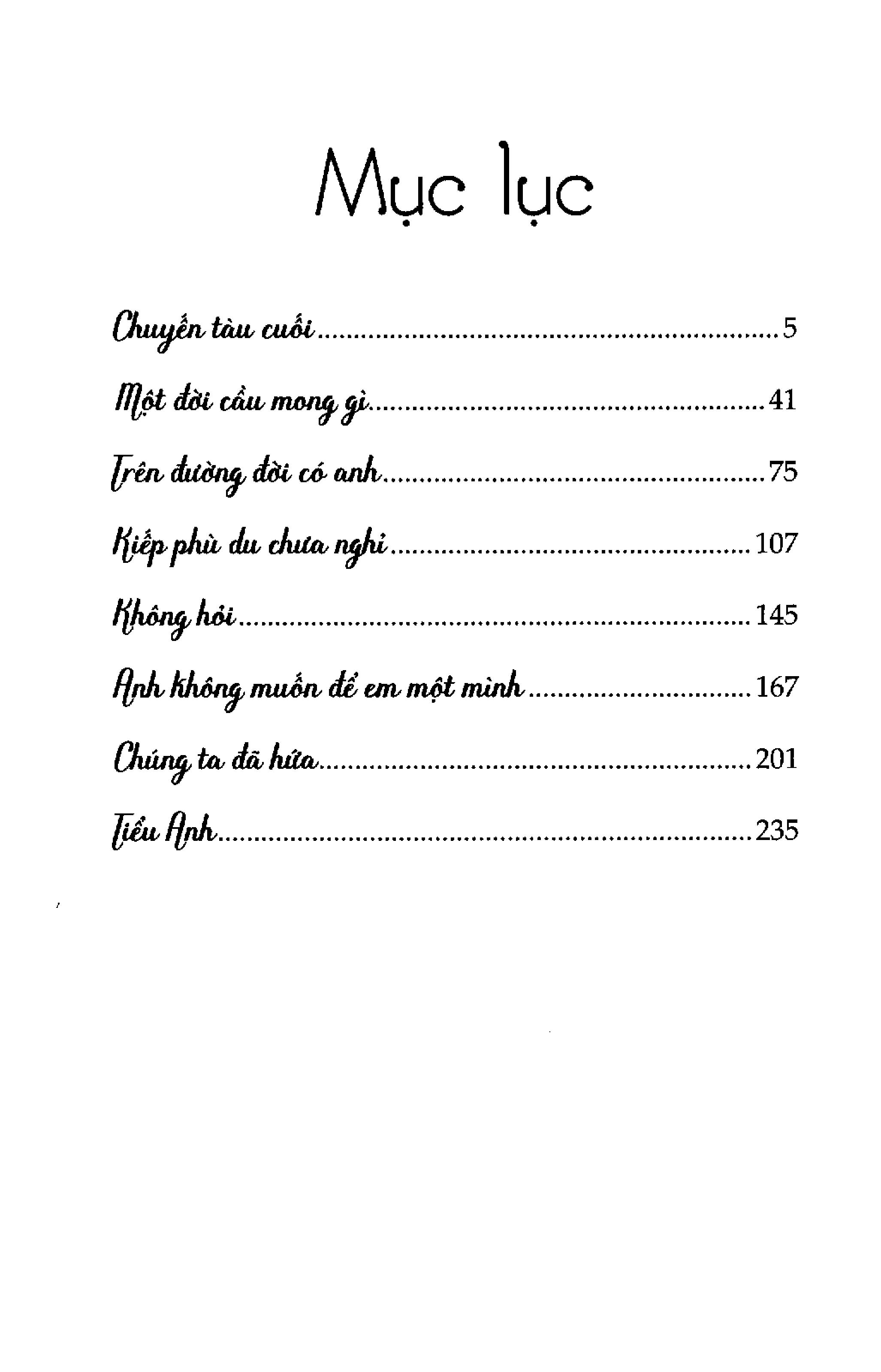 Anh Không Muốn Để Em Một Mình (Tái Bản 2019)