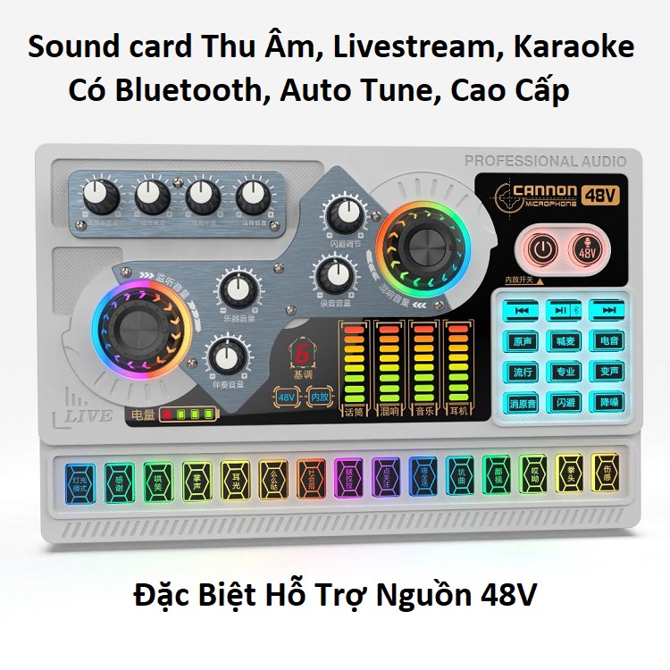 Bộ sound card x5, micro isk at100takstar pc k200 kèm tai nghe chuyên hỗ trợ nguồn 48v hát autotune , livestream , thu âm