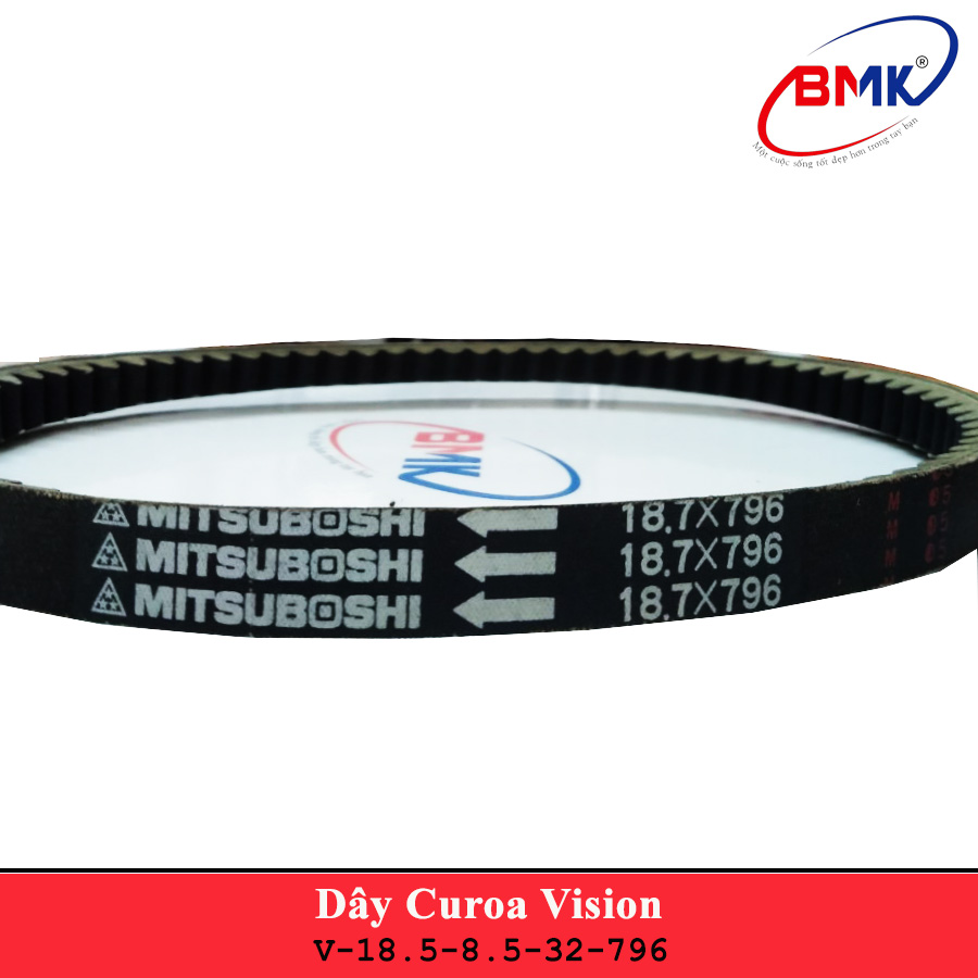 Dây curoa Mitsuboshi cho xe máy Honda Vision từ đời 2013 - 2017 (796)