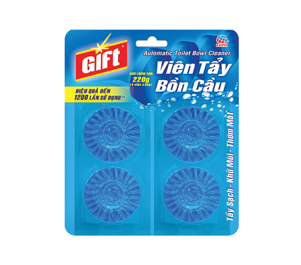 Viên Tẩy Bồn Cầu Gift 55g x 4