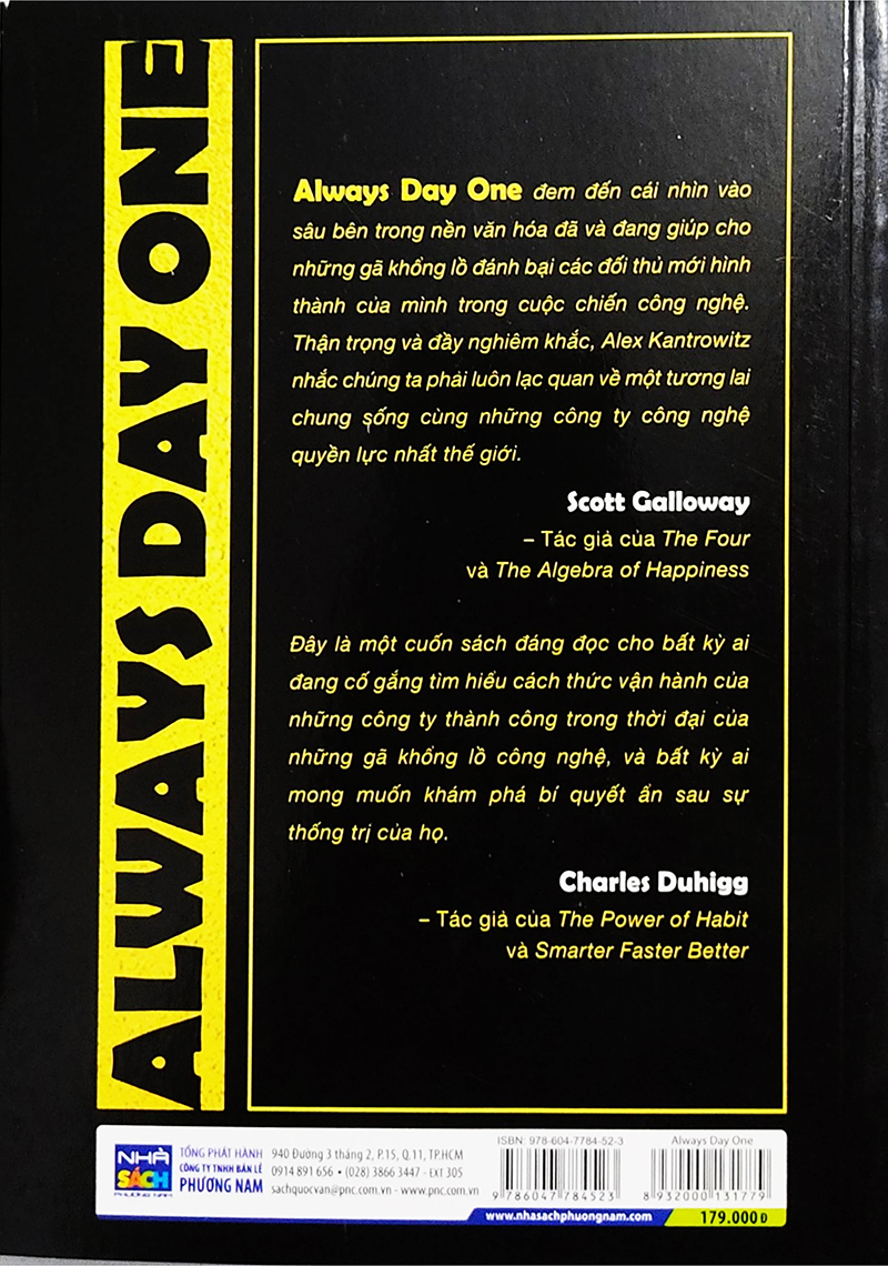Sách - Always Day One - Công Thức Thành Công Của Amazon, Apple, Facebook, Google Và Microsoft