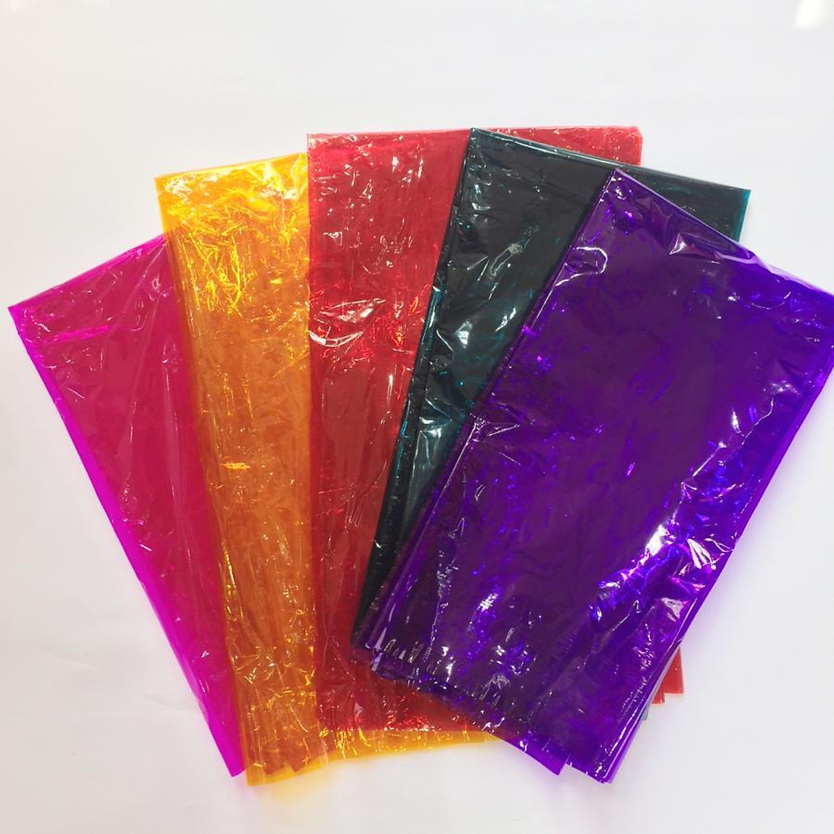 Giấy kiếng làm lồng đèn trung thu nhiều màu