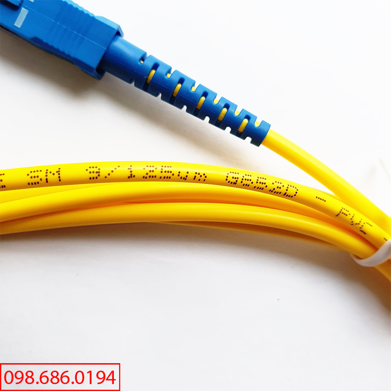 Dây nhảy sợi quang SC-SC chuẩn UPC chiều dài 3m