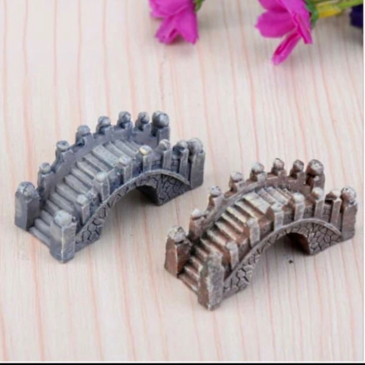 Tiểu cảnh cây cầu đá trang trí