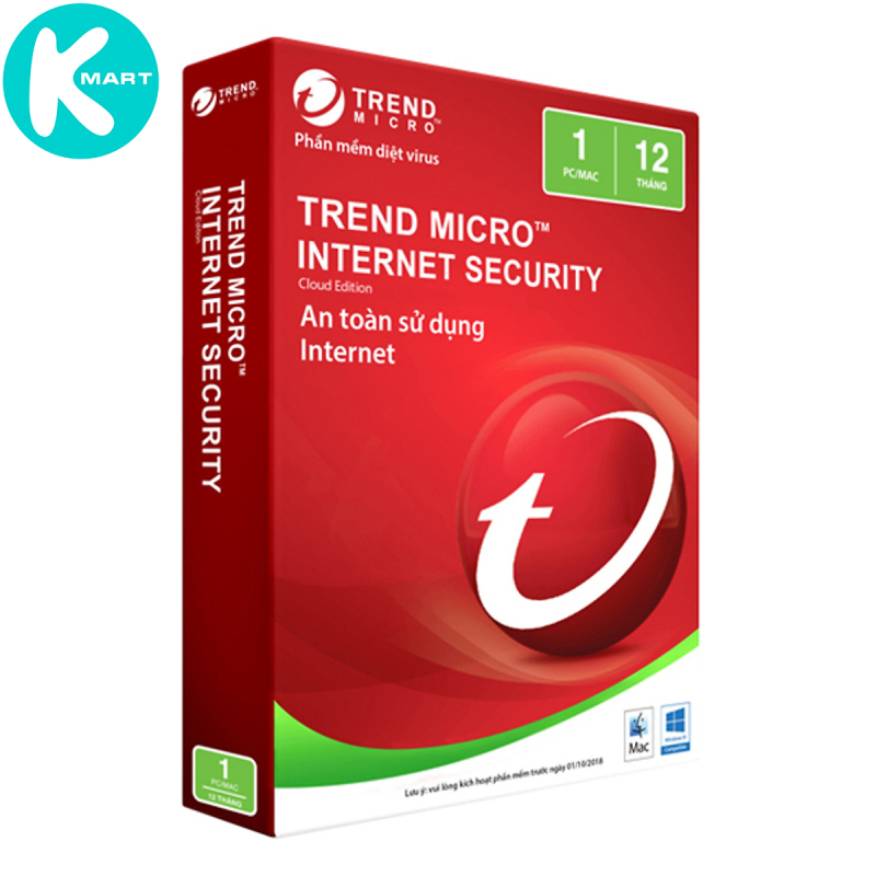 Bảng giá Phần Mềm Diệt Virus Trend Micro Internet Security Bản Quyền 1PC / 3PC 12 Tháng - Hàng Chính Hãng Phong Vũ
