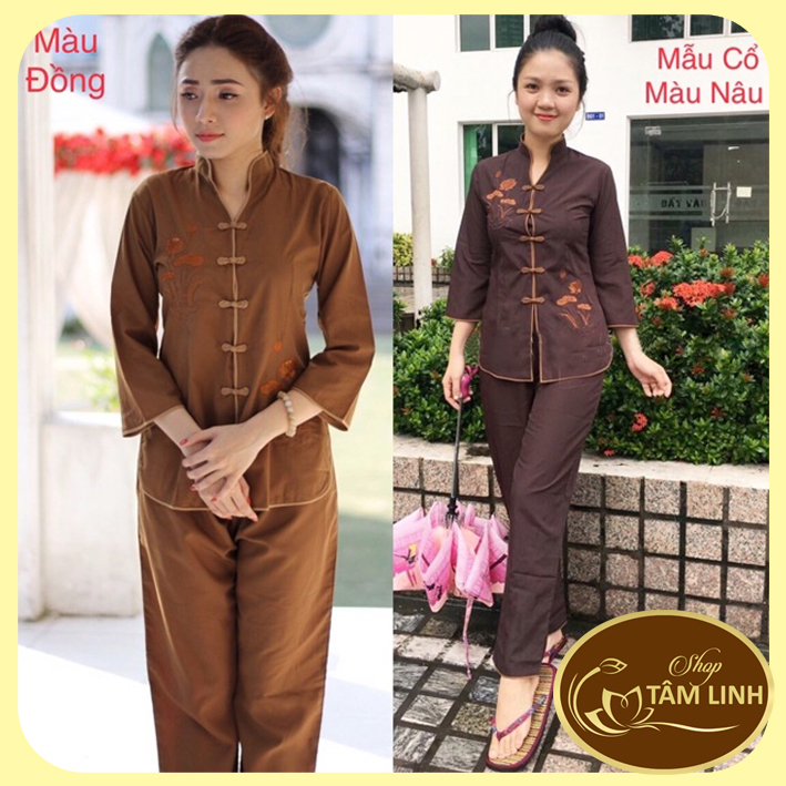Đồ lam đi chùa_Mẫu Cổ Tàu Viền