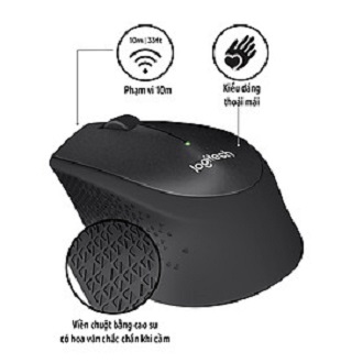 [HCM]Chuột Không Dây Logitech M331 SILENT Plus - Hàng Chính Hãng