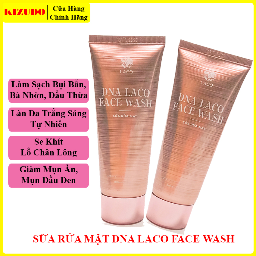Sữa rửa mặt DNA giúp tăng sinh collagen, trắng sáng da, giảm mụn. KIZUDO