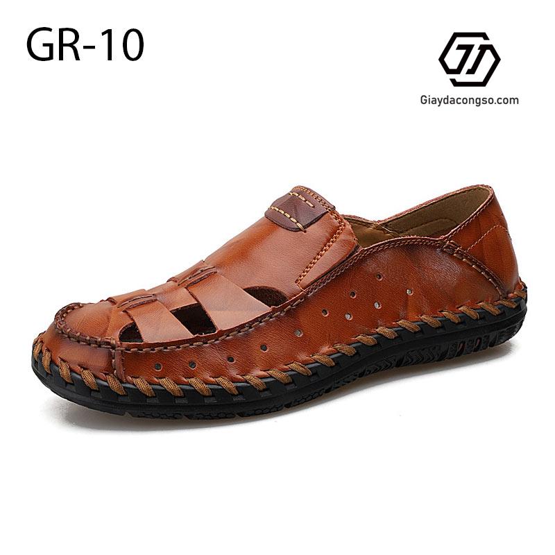 Giày da công sở - Giày rọ nam da bò cao cấp GR10