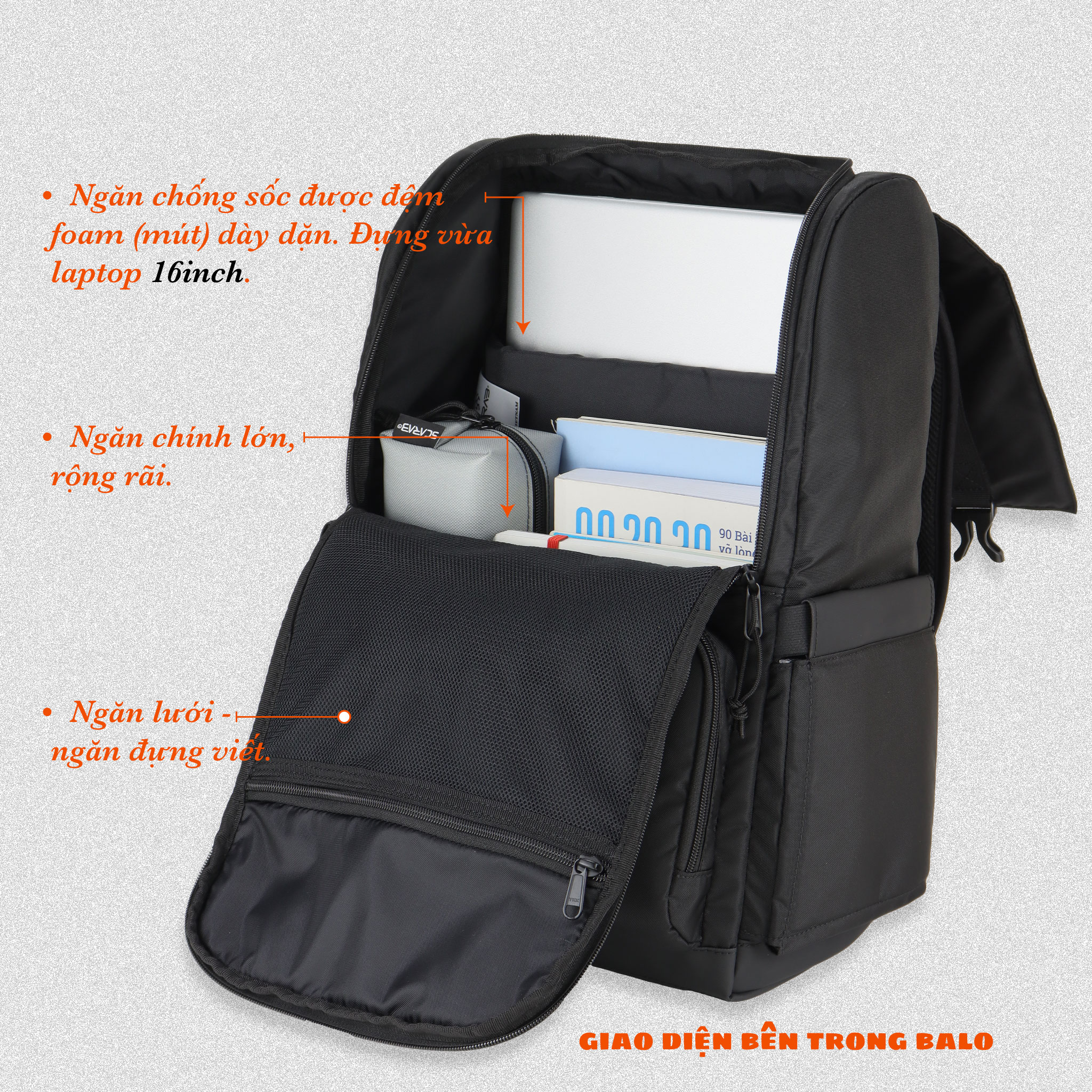 Balo Thời Trang SCARAB - MIGHTY™ Backpack Unisex