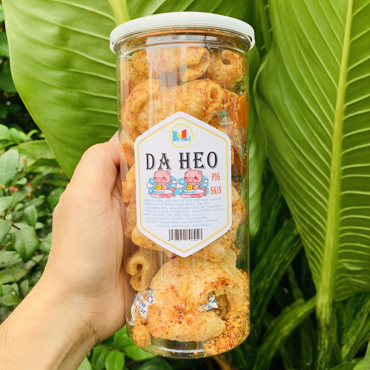 DA HEO TỎI/ DA HEO MẮM HÀNH 180.GRAM