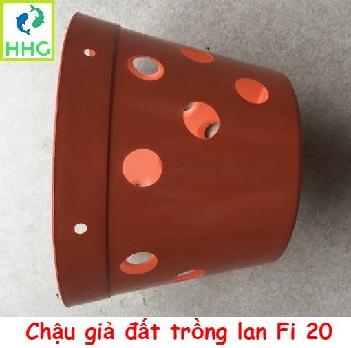 20 chậu giả đất trồng lan Fi 20 (đường kính 20cm)