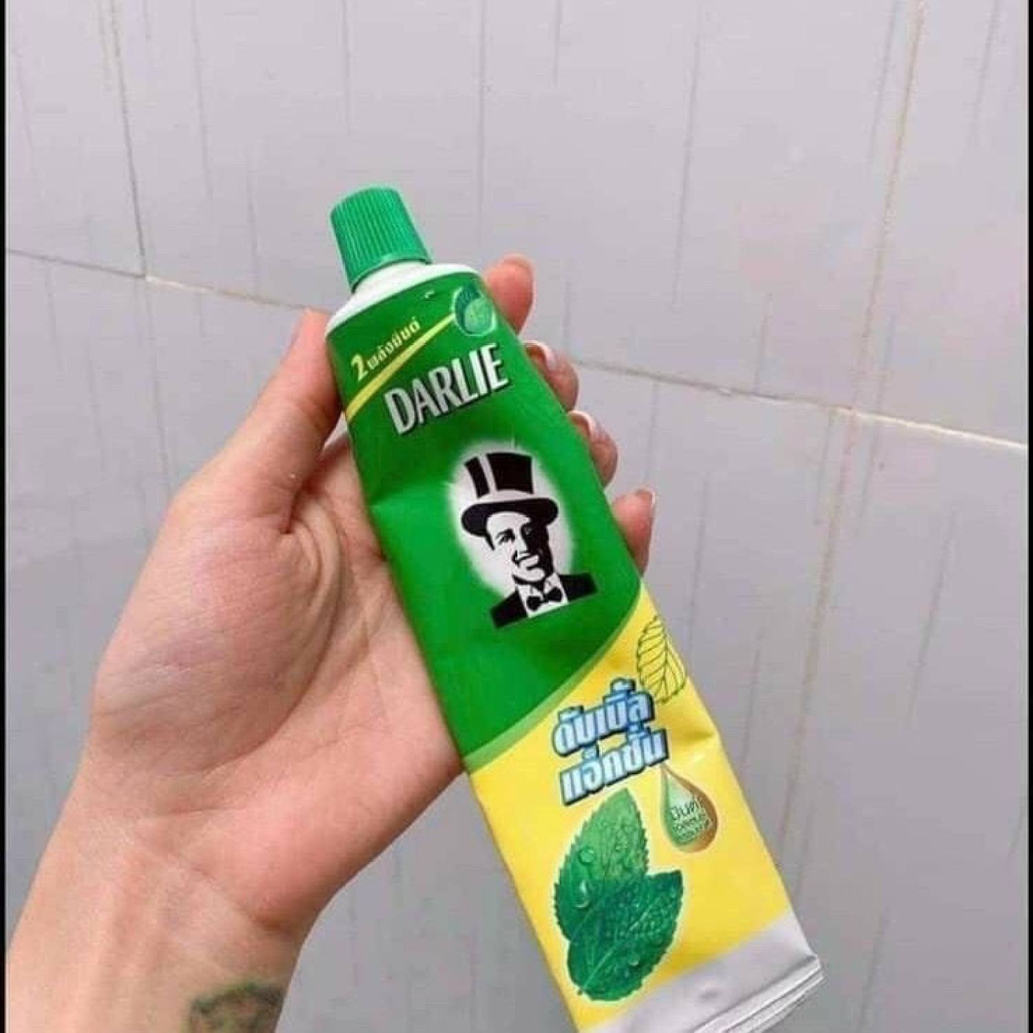 Kem đánh răng ông tây bạc hà Thái Lan (hộp 2 tuýp)