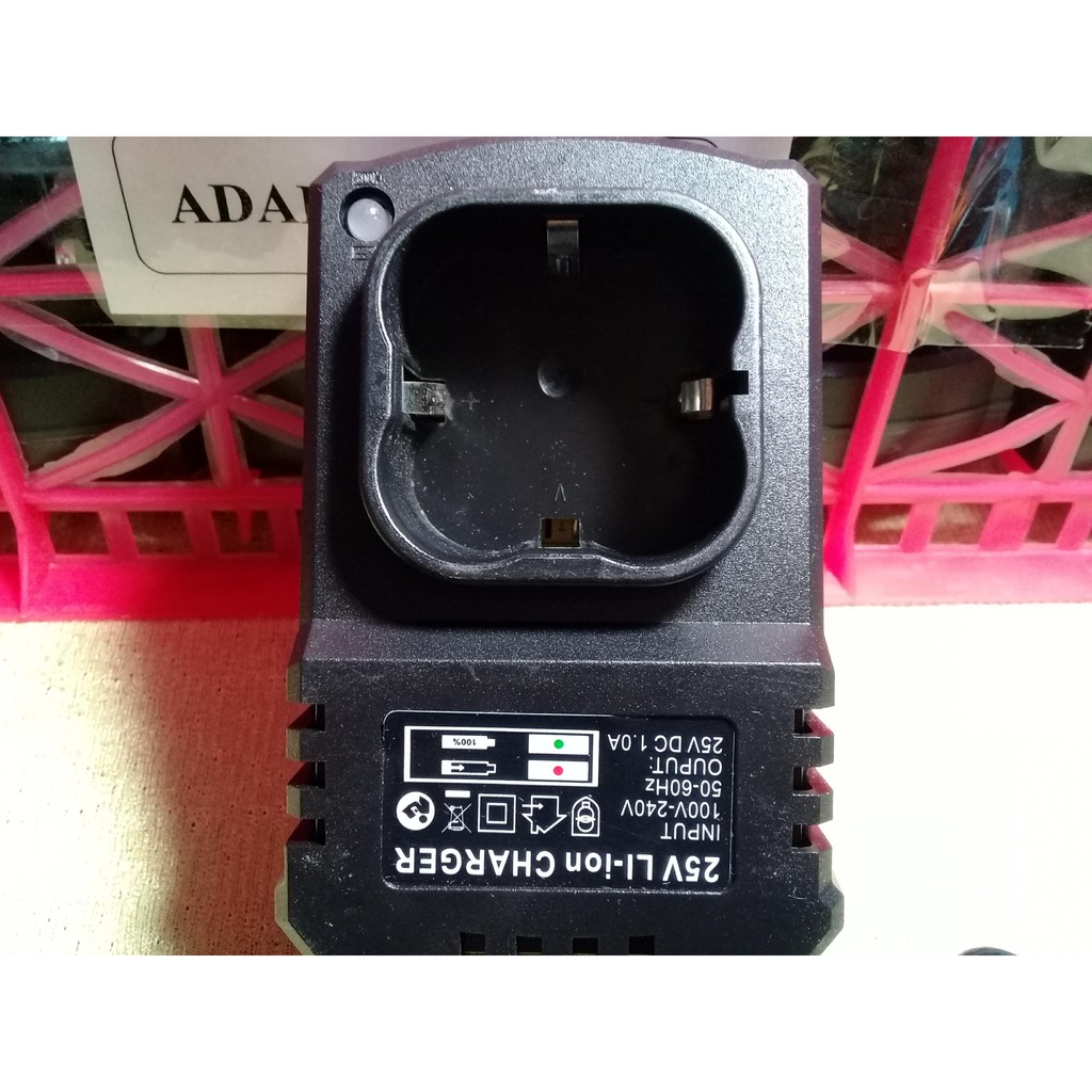 Sạc pin Adapter máy khoan bắt vít 25V Type A B