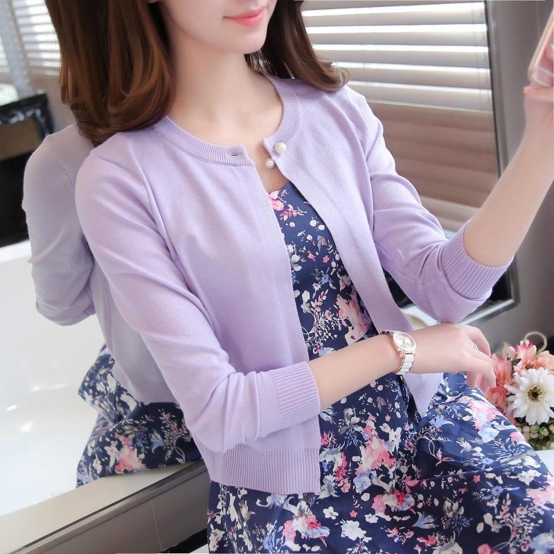Áo Khoác Len Cardigan cúc ngọc