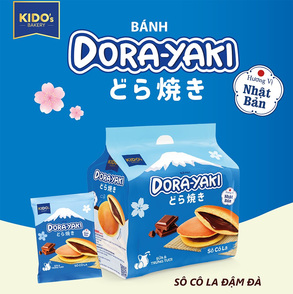 Bánh Rán Dora-Yaki Kido's ( Combo 5 cái )