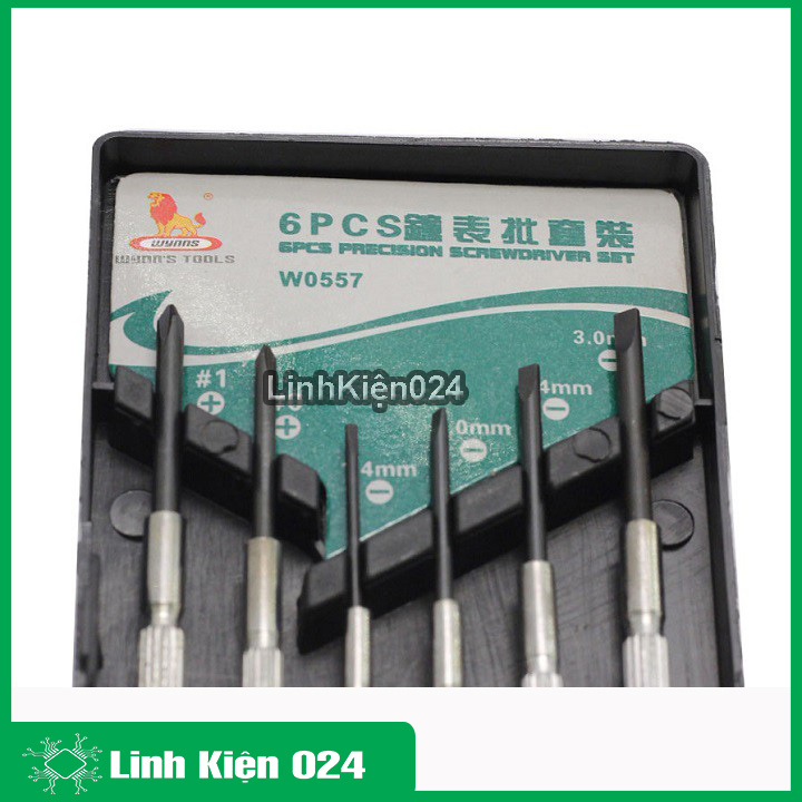 Bộ tuốc nơ vít sửa đồng hồ W0557 6PCS
