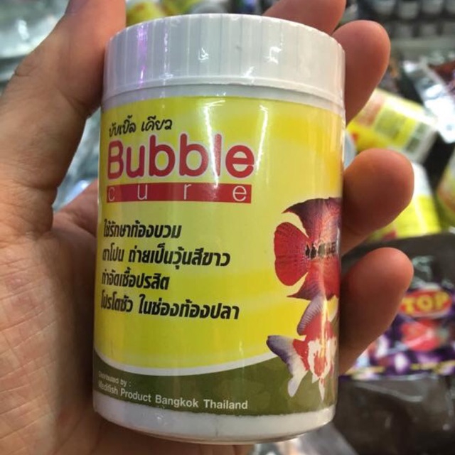 Bubble xử lý sình bụng phân trắng cho cá cảnh