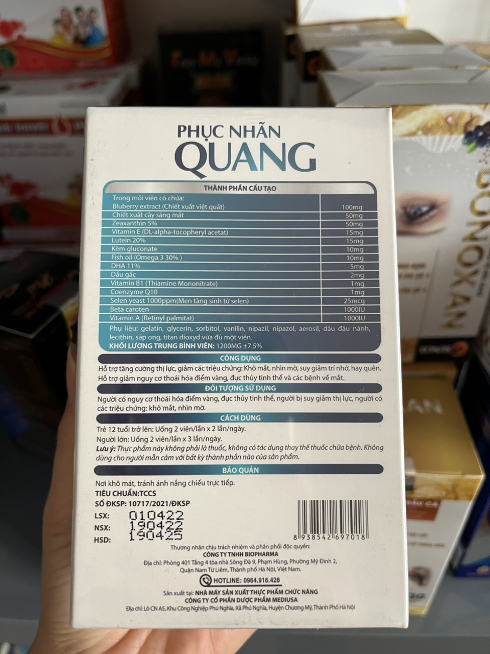 Phục nhãn quang giúp đôi mắt sáng khỏe