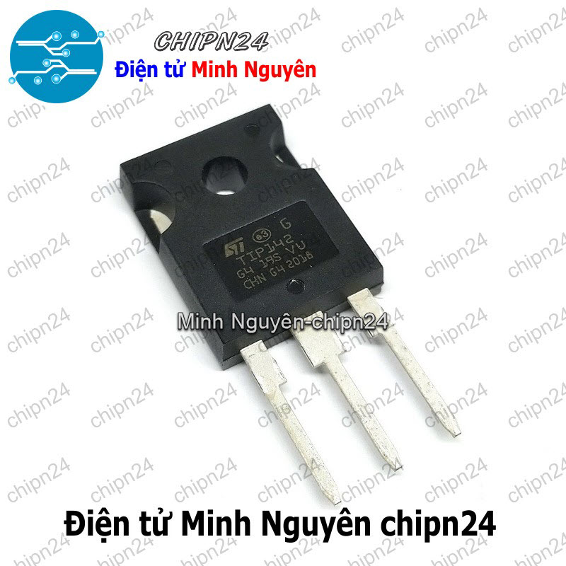 [1 con] (KT2) Transistor TIP142 TO-247 NPN 10A 100V (TIP 142) - HH006924