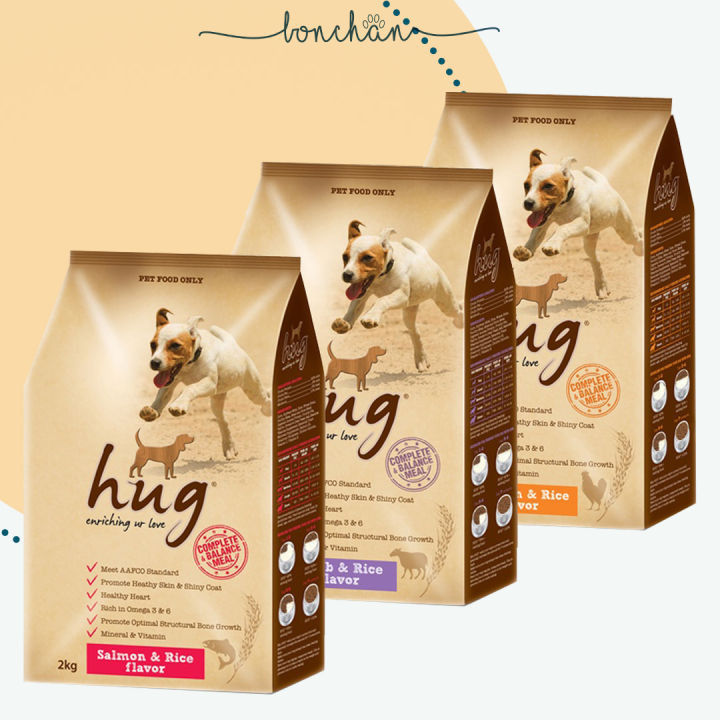Hạt cho chó Hug, Hạt Hug cho chó mọi lứa tuổi - Túi 2kg