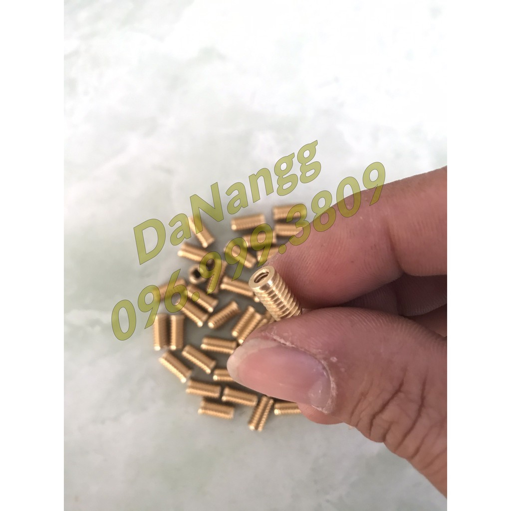 50 ốc sơ mi cấy chân ren 4 x 6 đồng