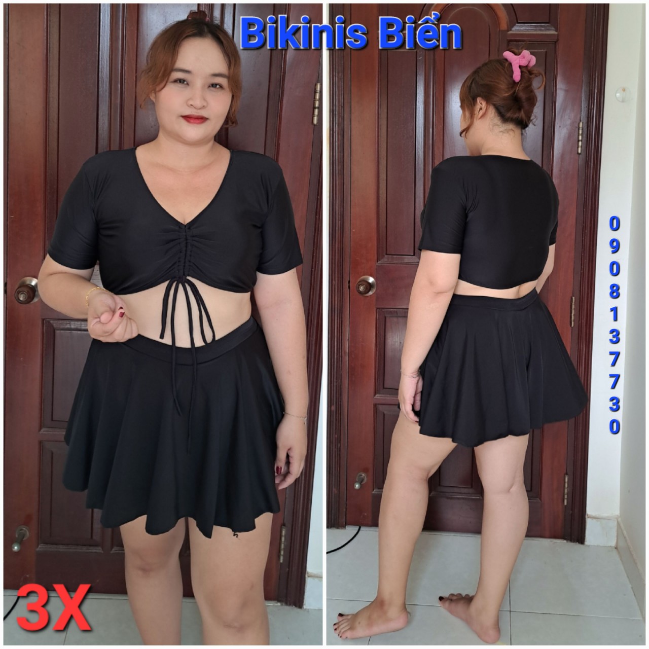 Bikini bigsize áo rút