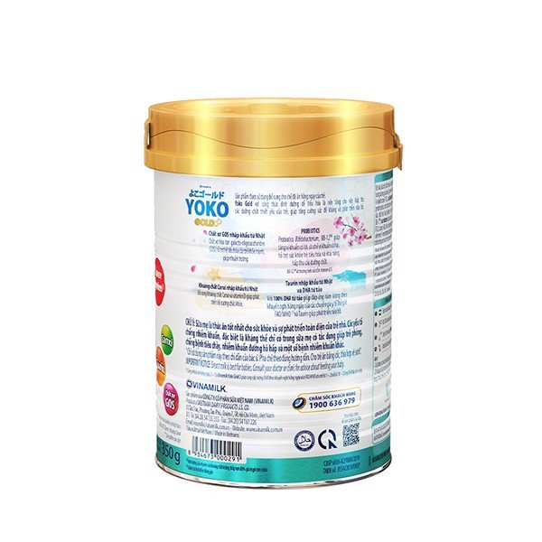 Sữa bột YOKOGOLD 2 850g (cho trẻ từ 1 - 2 tuổi)