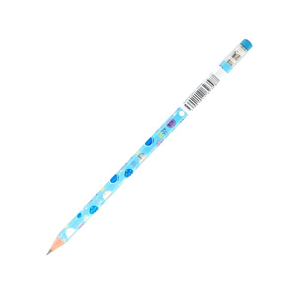 Hộp 12 cây Bút chì đen G-star HT101 2B (thân lục giác, hình thú, có gôm)