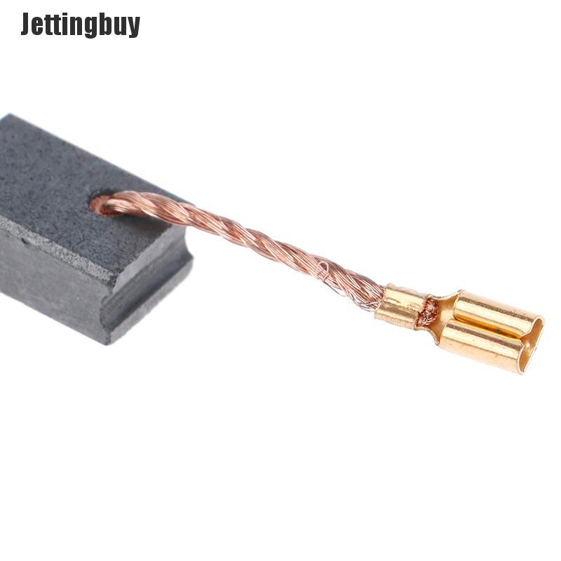 Jettingbuy 10Pcs Graphite Copper Motor Carbon Brushes Kit For Angle Grinder 6*8.5*13.5mm