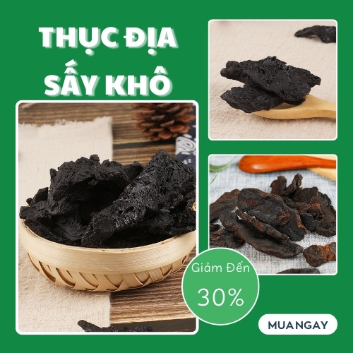 Thục địa khô túi lớn 500gram - Tấn phát - Sản phẩm sạch xanh tốt cho người bị cao huyết áp, huyết hư, suy nhược cơ thể.