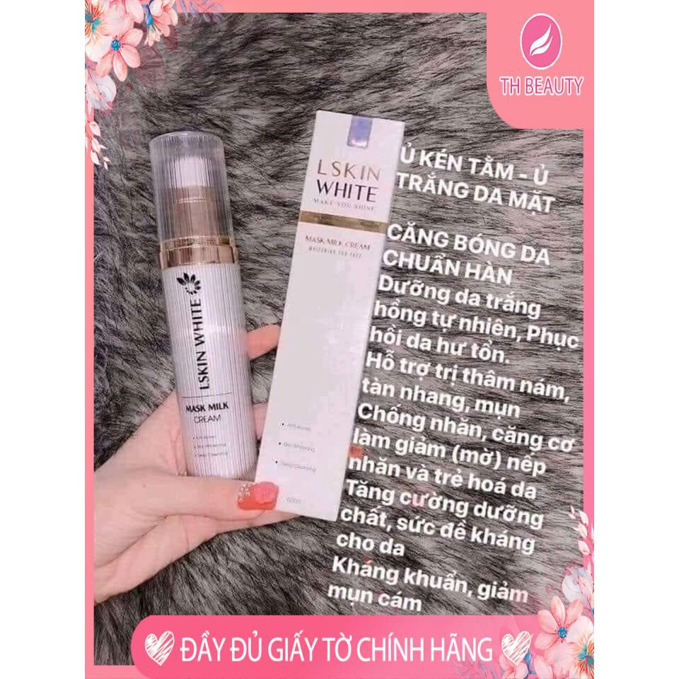 [Chính hãng] Kem ủ kén tằm Lskin White cho mặt