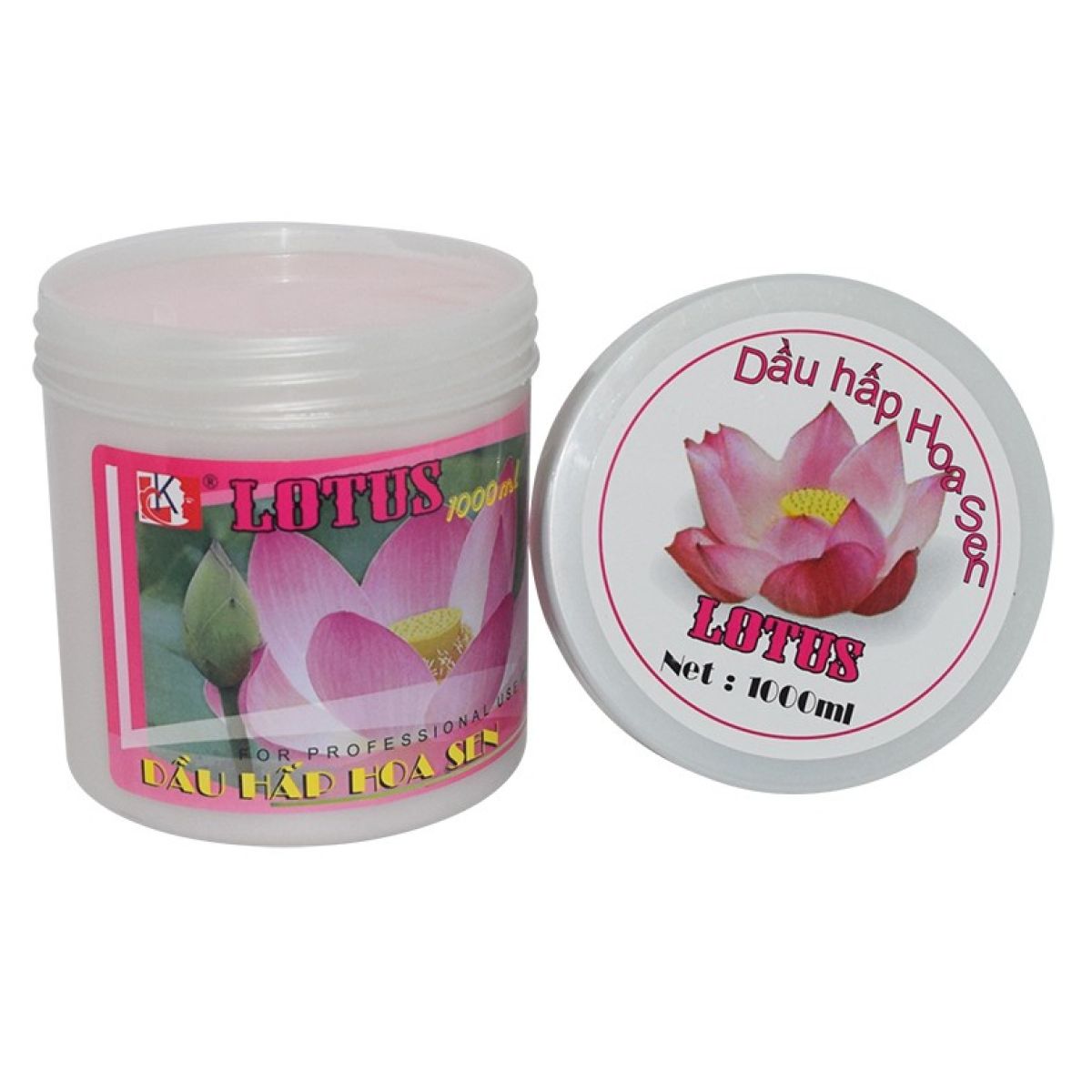 Kem hấp dầu ủ tóc Hoa Sen Lotus 1000ml