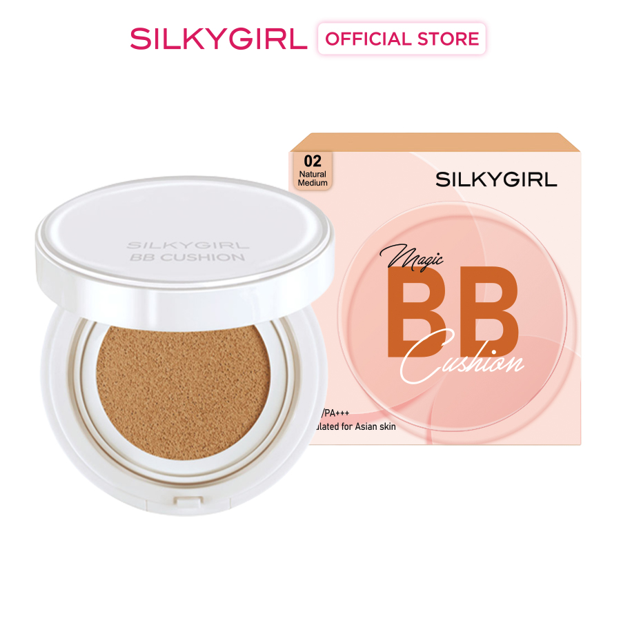 COMBO 2 hộp BB Cushion 02 Medium + phấn phủ Nosebum