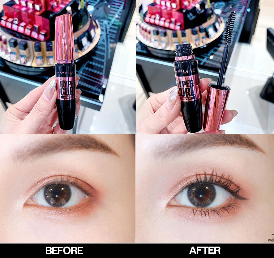 [HCM]MAYBELLINE - MASCARA HYPER CURL (CONG MI 100 ĐỘ)
