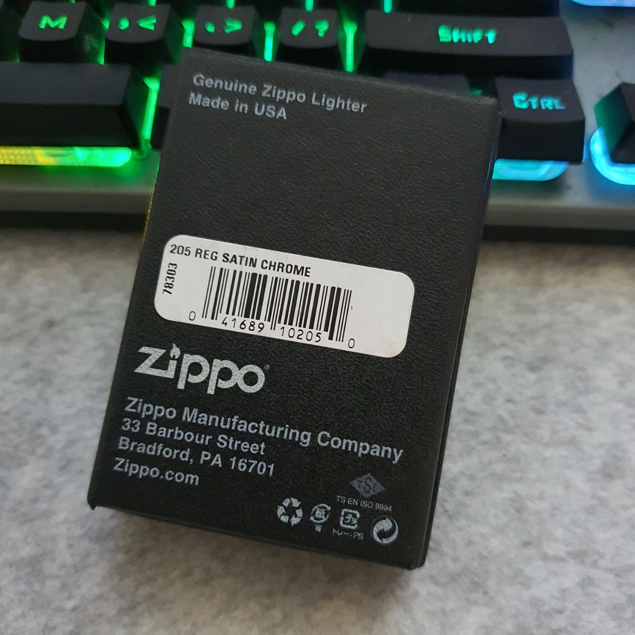Hộp Đựng Bật Lửa Zippo Trang trí