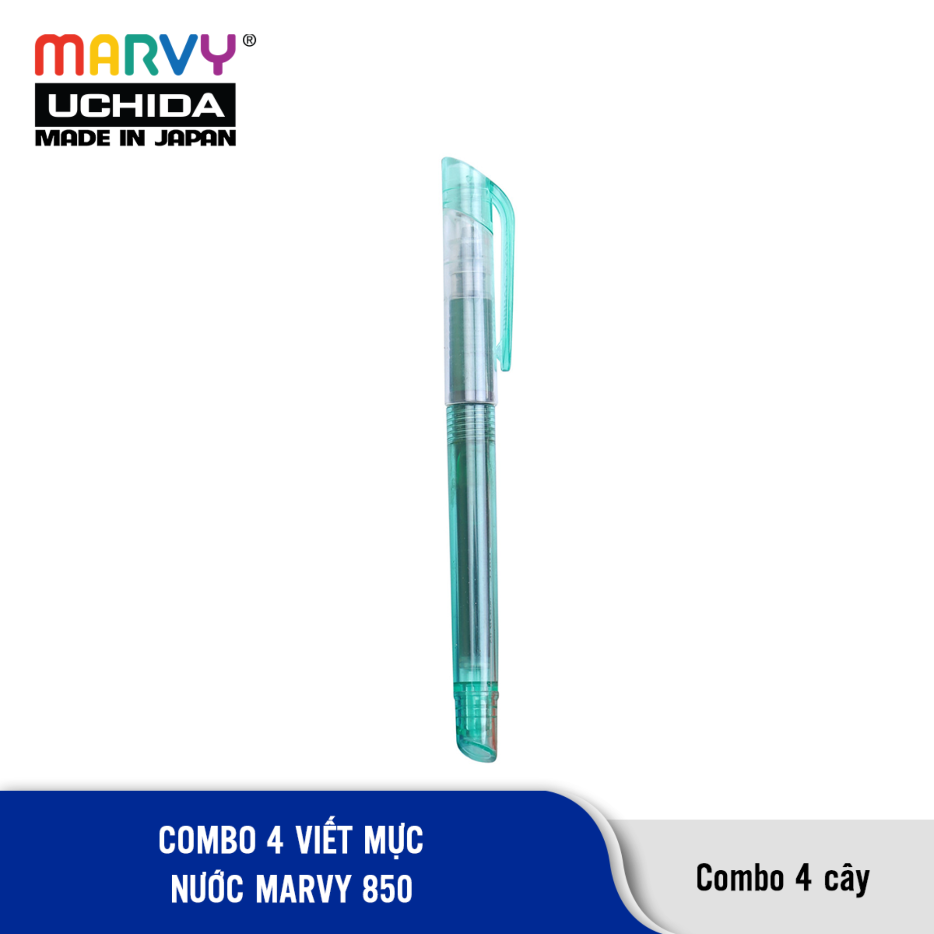 Combo 4 Viết Mực Nước Marvy 850