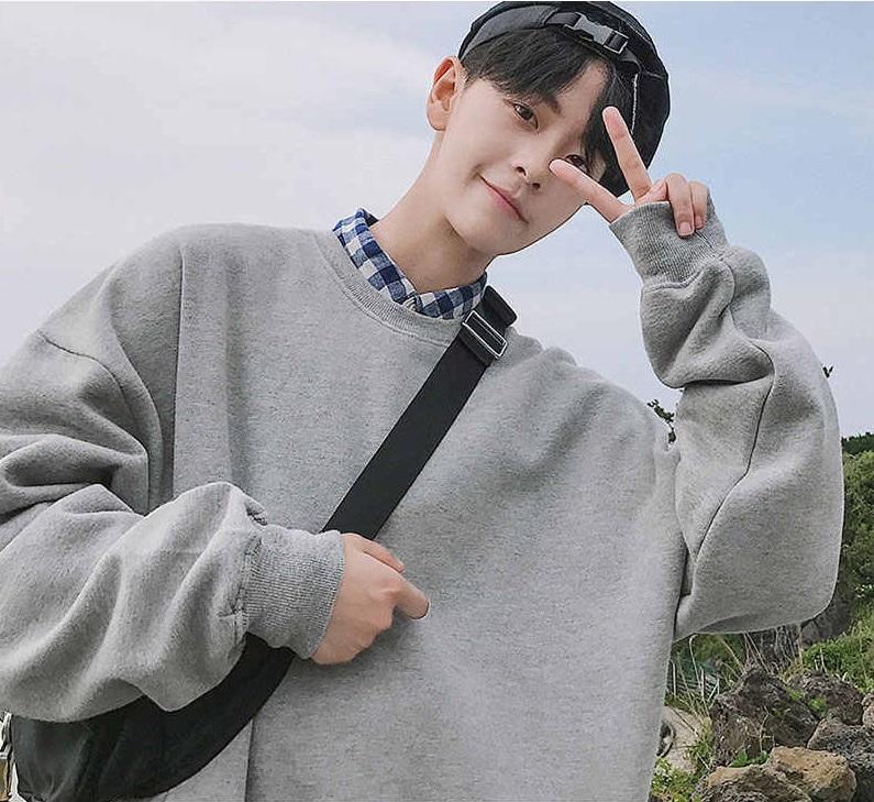 HCMÁo Sweater Giữ Ấm Cao Cấp Nam Nữ Phôm Rộng SWCC03