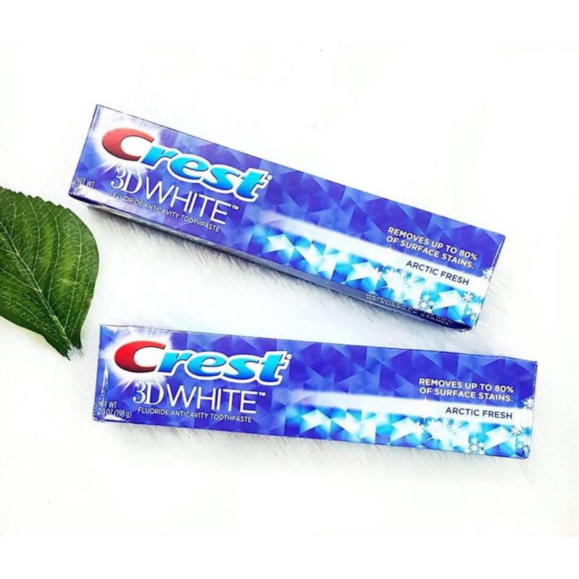 Kem Đánh Răng Siêu Trắng Răng Crest 3D White Advanced Whitening 158g