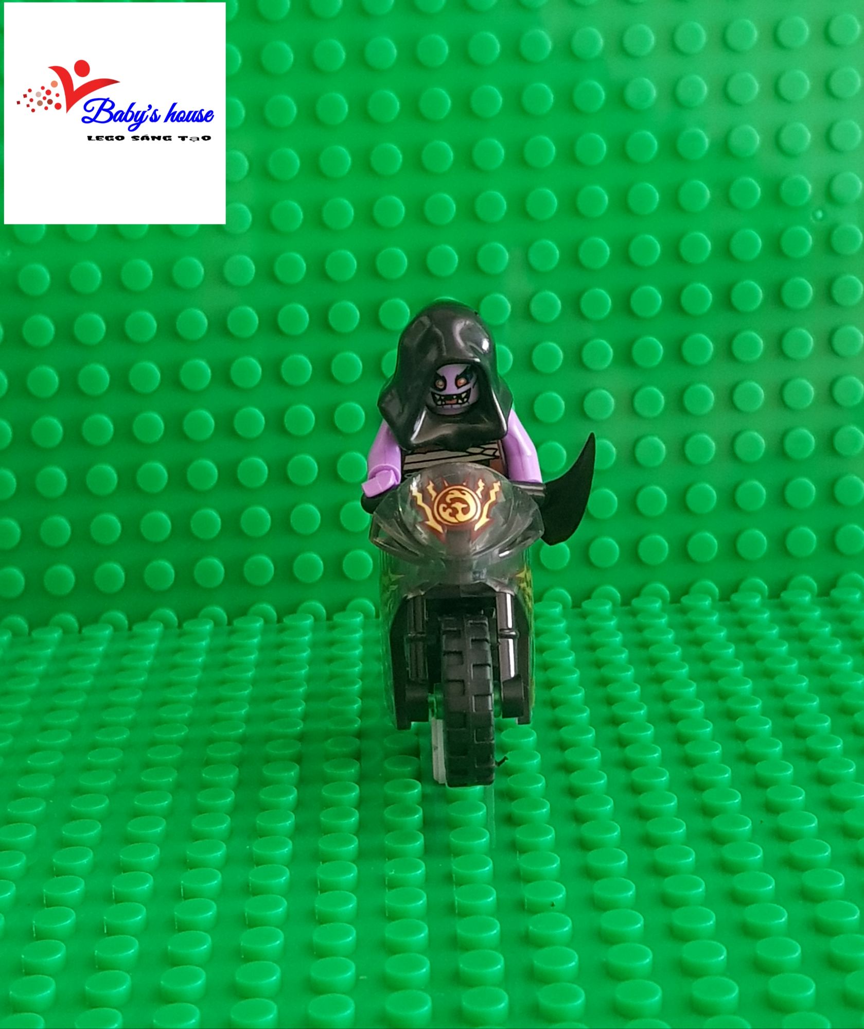 Minifugires nhân vật ninja kèm xe đua