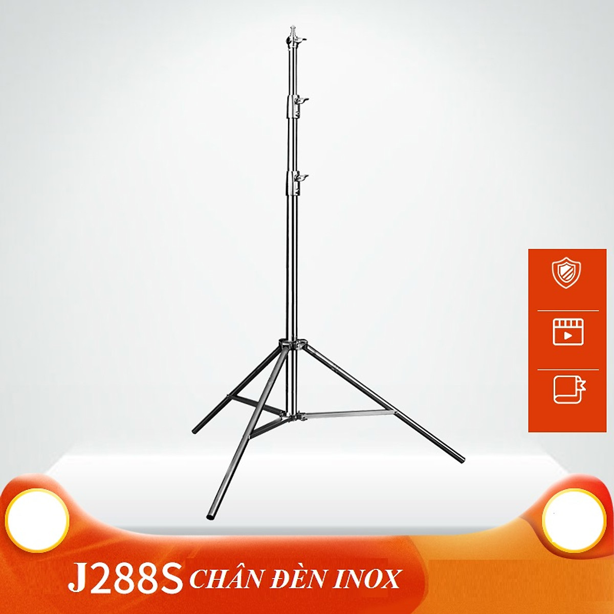 [HCM]Chân Đèn Inox 280cm