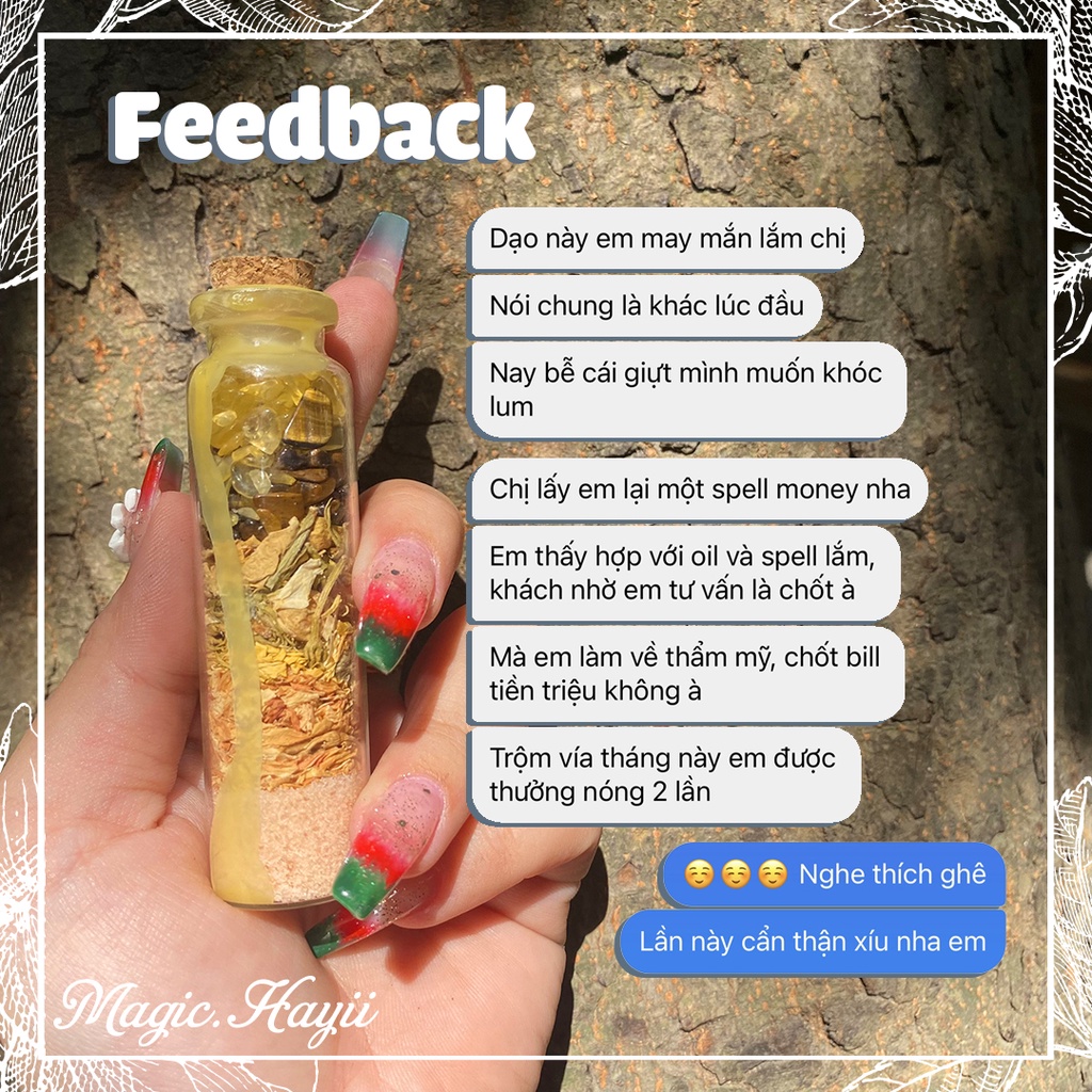 [ Spell Tiền Tài ] Lọ Spell Thu Hút Tiền có Quà Tặng