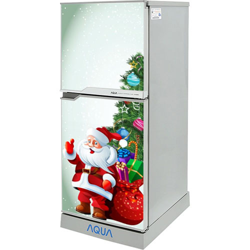 [HCM]Miếng dán tủ lạnh Cao cấp - Giáng sinh (Kích thước Ngang 60cm x Cao 1m2)