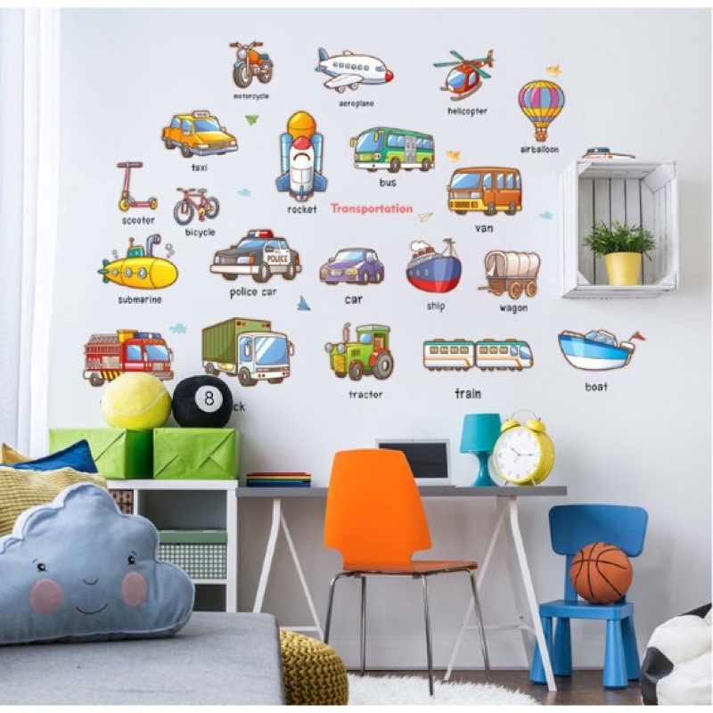 Decal dán tường chọn mẫu trang trí phòng cho bé