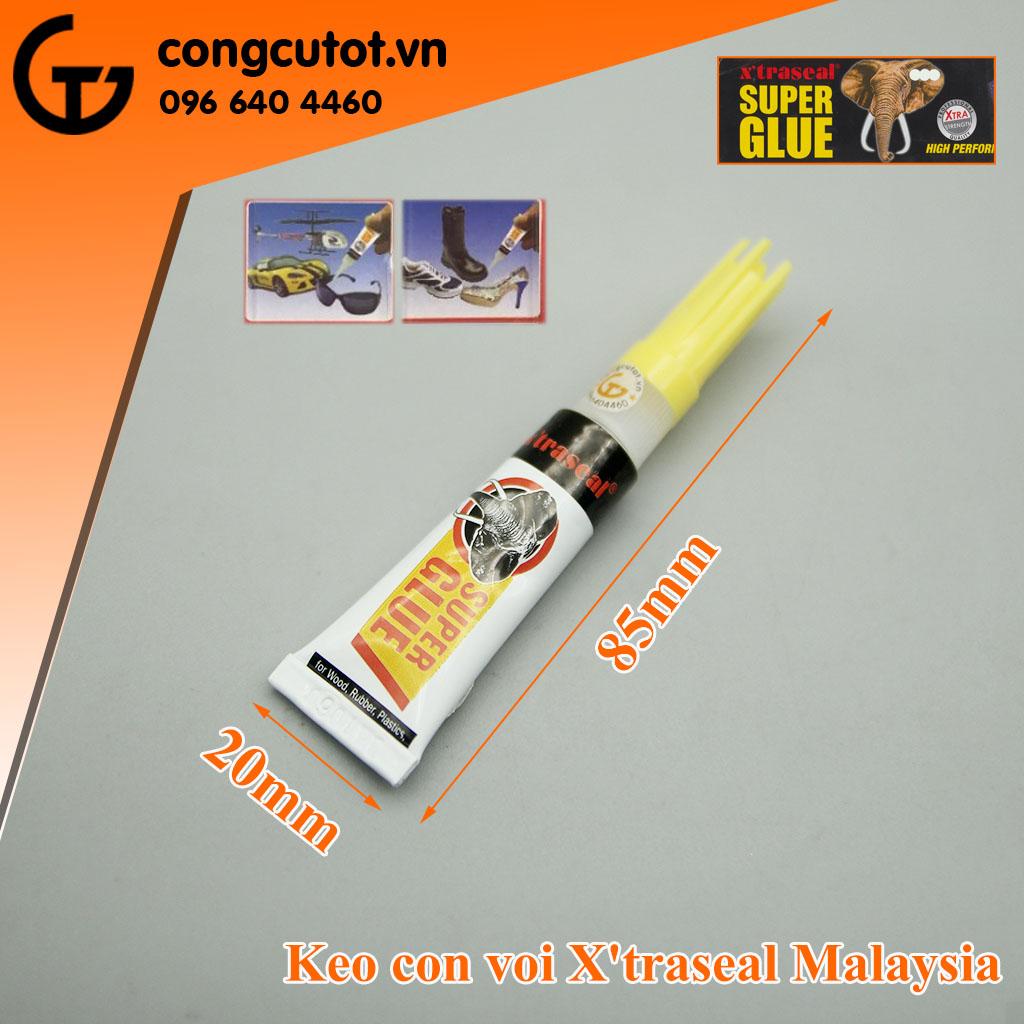 Vỉ 5 tuýp keo dán con voi X'traseal