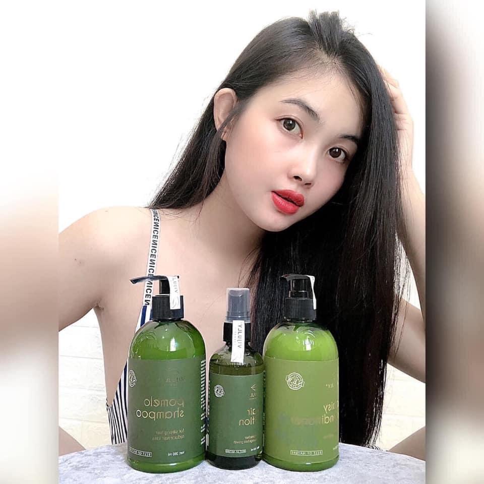 [HCM][SẢN PHẨM] COMBO DẦU GỘI+ DẦU XẢ+ XỊT BƯỞI VIJULLY [ CHÍNH HẢNG]